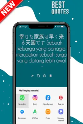 Status WA Lengkap - Keren Lucu android App screenshot 3